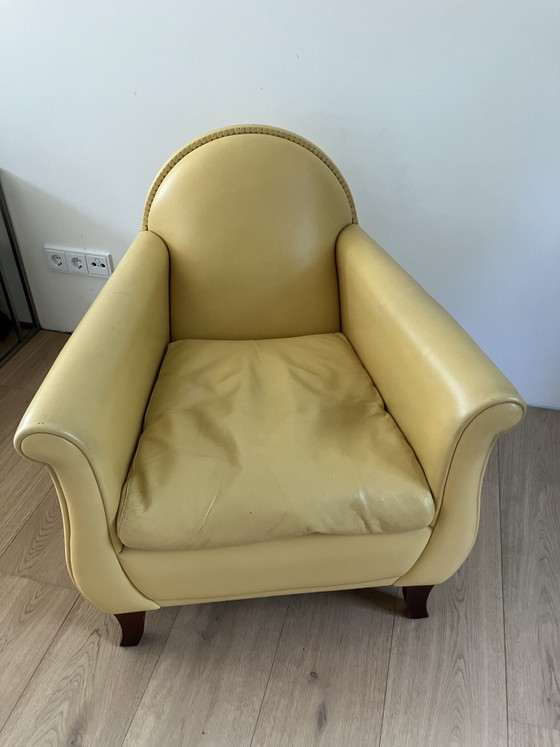 Iconic “Lyra” by Frau Poltrona, Poltrona Frau, Armchairs, Leather, Wood, Brown (photo 6 of 6)