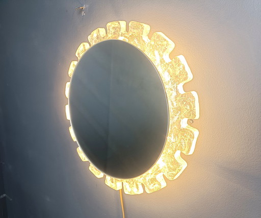 Vintage Backlit Acrylic Mirror by Hillebrand, 1970s - Germany