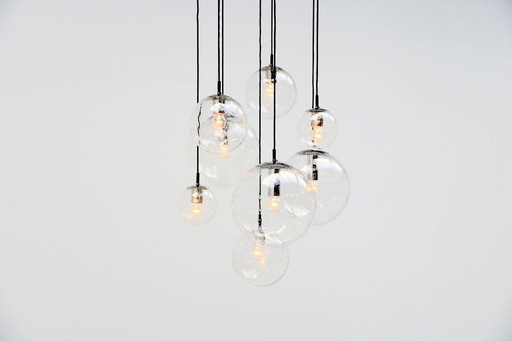 Raak raindrop globes chandelier Holland 1975