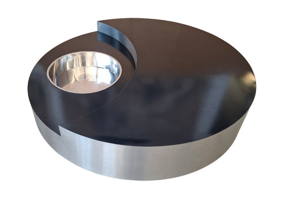 Image 1 of Iconische draaibare salontafel "TRG" – Ontworpen door Willy Rizzo, jaren 70