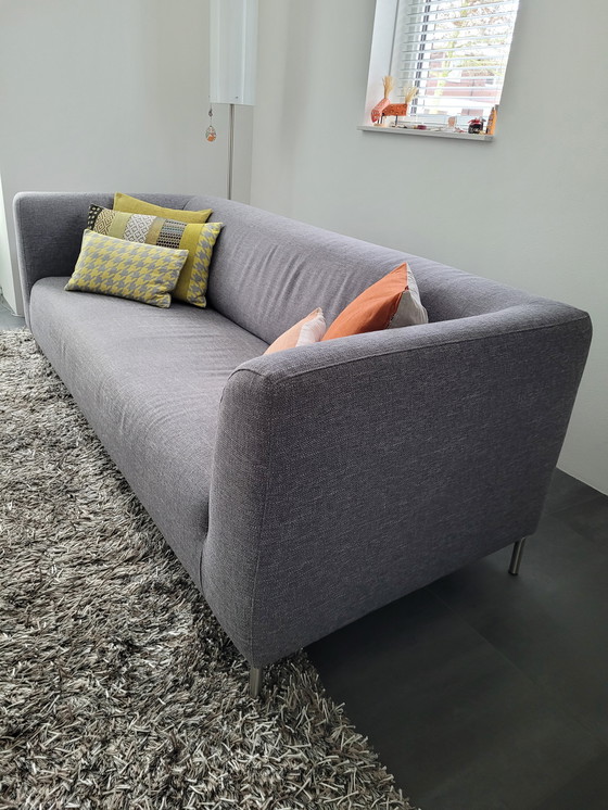 Image 1 of Divano di design a 3 posti Bert Plantagie - struttura in acciaio inossidabile grigio