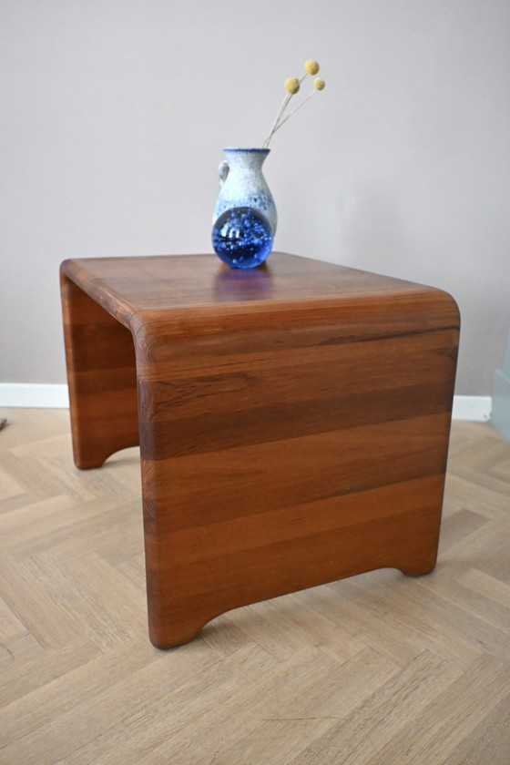 Danish Teak Side Table Hornbæk Møbelfabrik 1960s – Wood (photo 7 of 10)