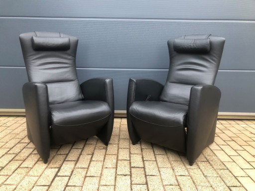 2x Fauteuil relax Jori Vinci Medi Multi-move noir avec coussin de tête ÉTAT NEUF!!