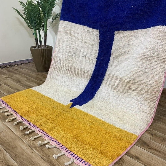 Image 1 of Handmade Moroccan Beni Ourain rug from Atlas, 2/3 m