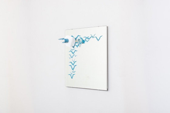 Image 1 of Italian Modern Wall Mirror from Linea Arte, 1960s