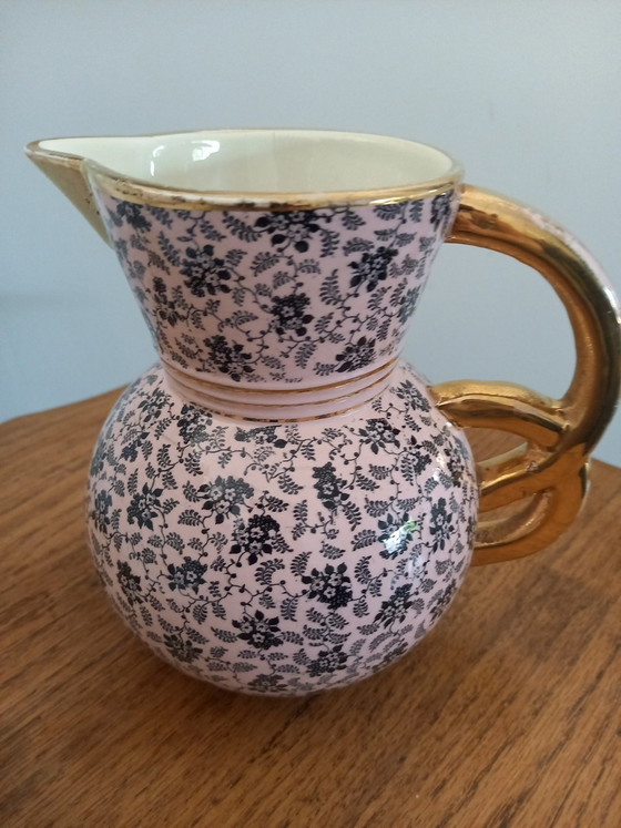 Image 1 of Seltener Raymond Chevalier für Boch Frères Krug – Design der 1930er Jahre