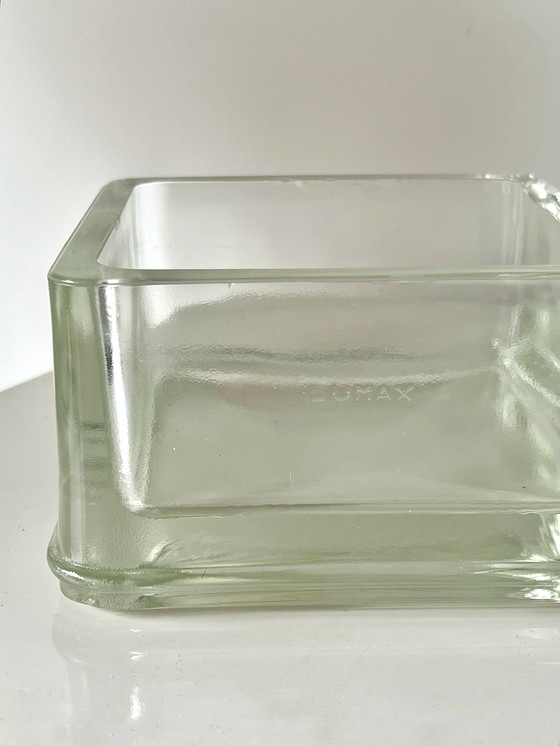 Image 1 of Lumax Taschenleerer / Aschenbecher aus Pavéglas - Le Corbusier x Charlotte Perriand - Saint-Gobain - 1960/70er Jahre