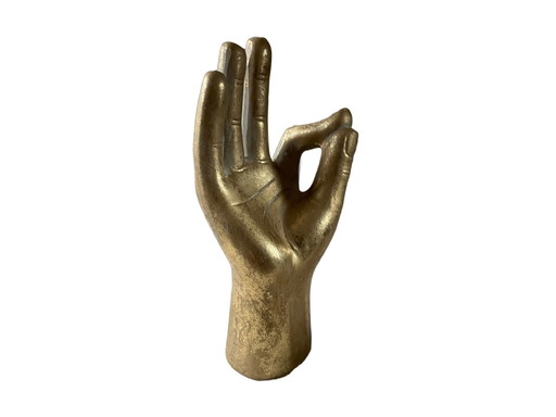 Gold Hand Ornament