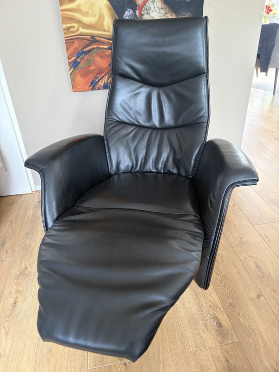 Relax-Sessel Hjort Knudsen The Future, schwarzes Leder, verstellbar – De Toekomst, Verstellbarer relaxsessel (photo 9 of 12)