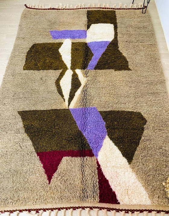 Tapis marocain fait main 250cm x 150cm – Wool, Cotton (photo 3 of 11)