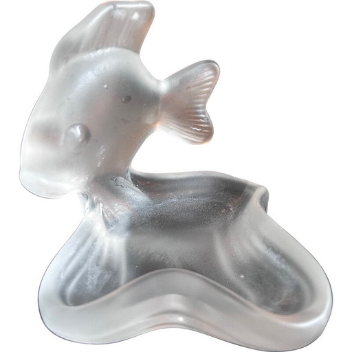 Vintage crystal soap dish