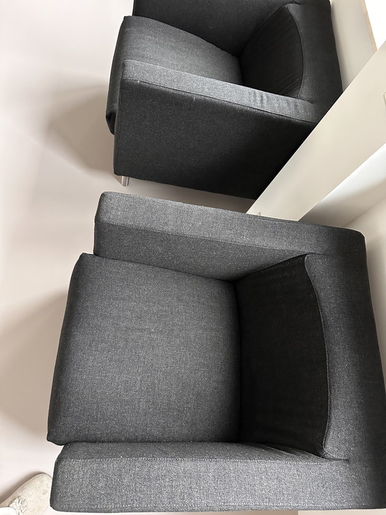 Image 1 of 2 sillones Pastoe, fabricados por Leolux.