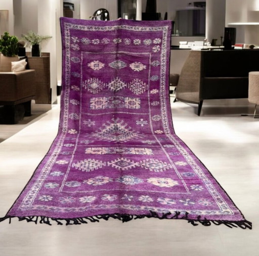 Tapis berbère vintage, tapis marocain 366x190 cm