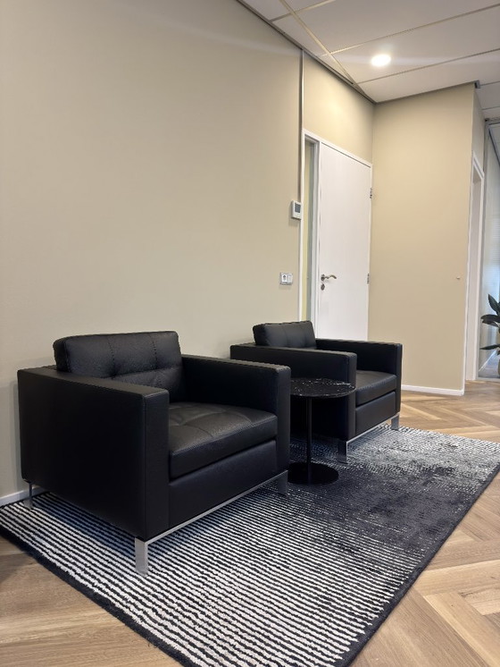 Image 1 of Poltrona Walter Knoll Foster 502 – pelle nera – ottime condizioni