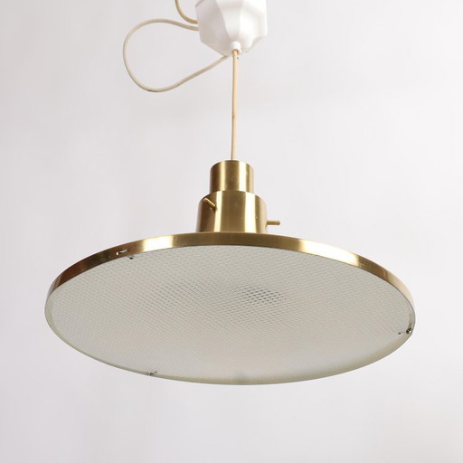 Hans-Agne Jakobsson T625 – Brass pendant/ceiling light – Scandinavian design – Sweden