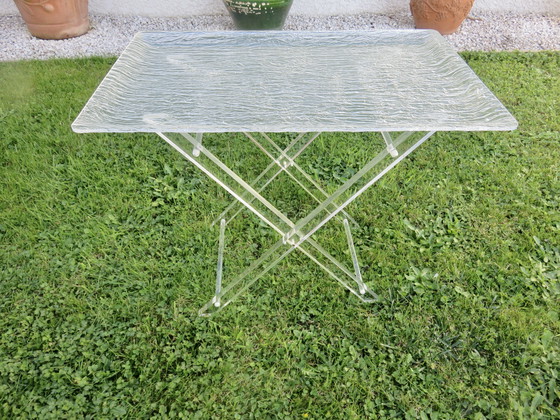 Image 1 of Roche Bobois plexiglazen bijzettafel, 1970