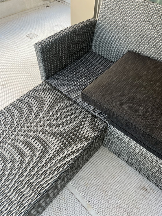 Image 1 of Outdoor lounge sofa with chaise longue