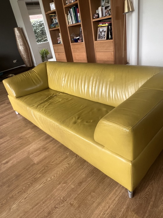 Sofá de cuero de 3 plazas Leolux Faya Lobi – Leather, Aluminium (photo 3 of 9)