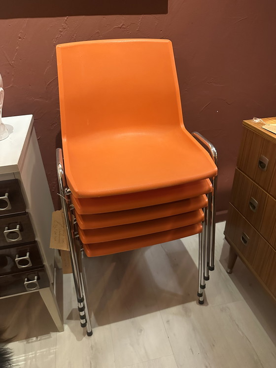 Image 1 of 6 sedie impilabili vintage