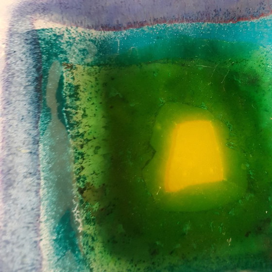 Vintage Fused Art Glass Schaal / Opbergschaal / Vide-Poche – Schalen (photo 5 of 5)