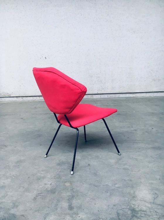 Image 1 of Midcentury Modern Design Low Side Chair set, Italy 1950's