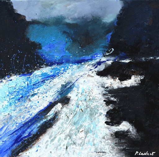Blue Origin – schilderijen tekeningen, Canvas