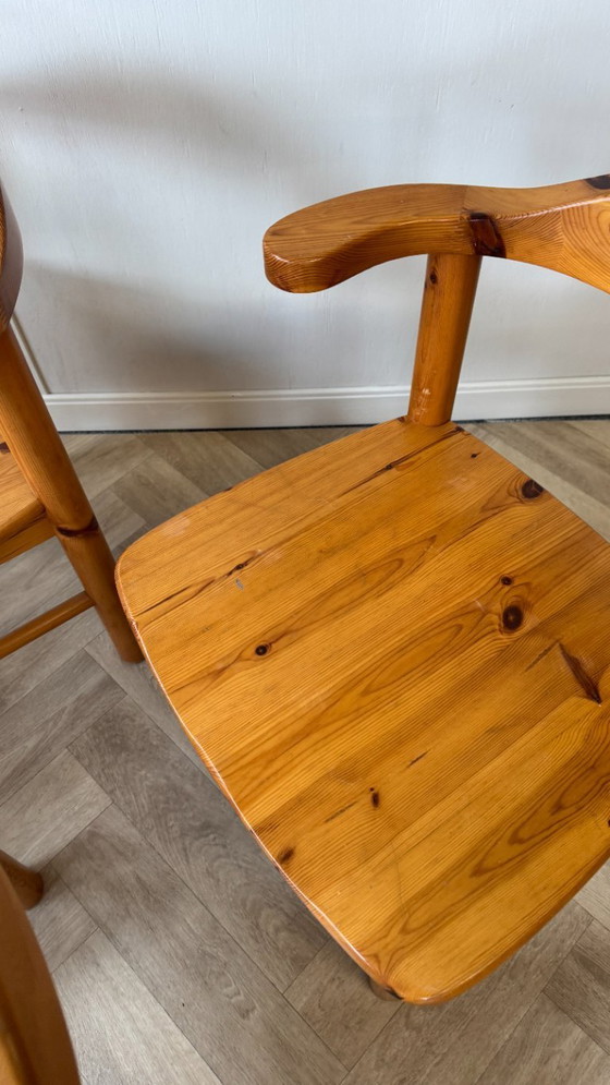 Image 1 of 4 chaises vintage de style Daumiller