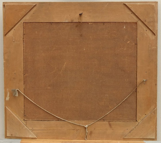 Image 1 of Tormenta dramática, óleo antiguo, Escuela de Munich 1949, Tormenta, Escuela de Munich