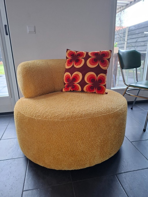 draaibare feuteuil geel
