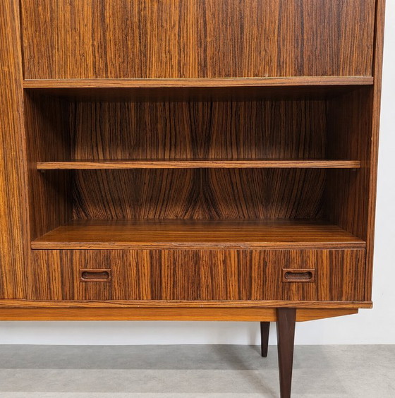 Credenza alta vintage di metà secolo con bancone/scrivania – Credenze alte, Wood (photo 5 of 9)