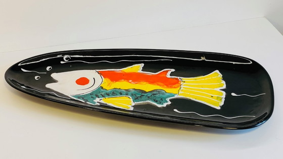 Image 1 of PIATTO XL Fabbrica di terracotta Niderviller Francia VINTAGE