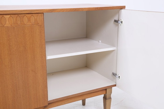 Image 1 of Vintage Sideboard années 60 | Mid Century TV Board avec tiroirs & compartiments Rétro Bois Rangement #04-53