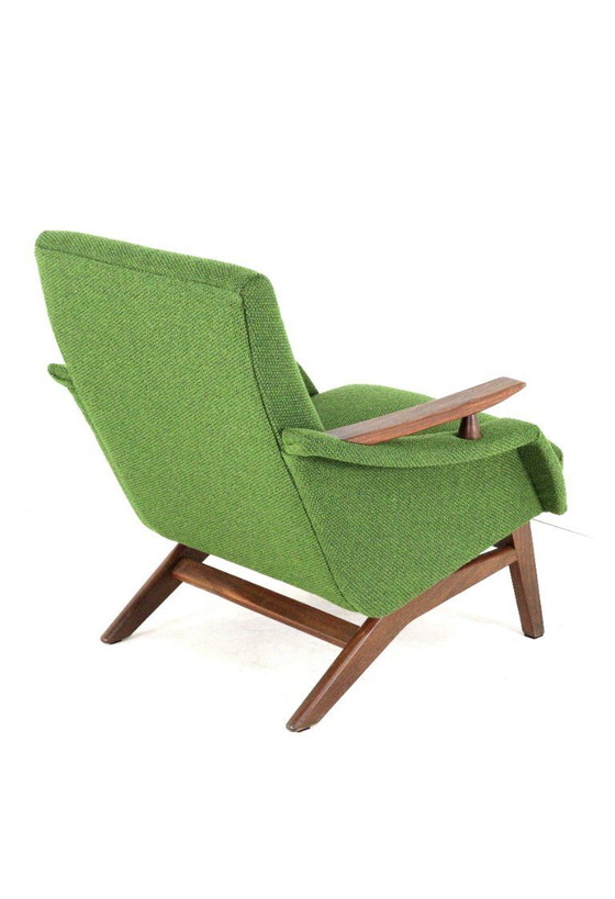 Image 1 of Vintage fauteuil stoel 'Breda' nieuw gestoffeerd