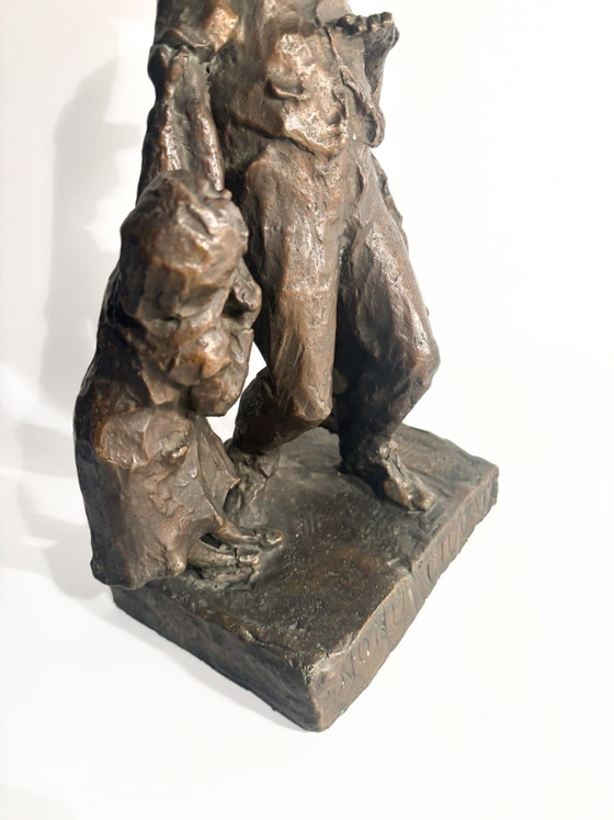 Bronze Sculpture of Two Figures 'I Capricci' by Edmondo Furlan, 1960s (photo 8 of 14)