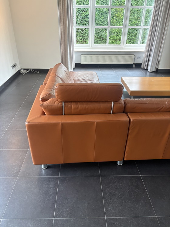 Rolf Benz Bank – Ecksofas, Leather, Metal (photo 6 of 11)