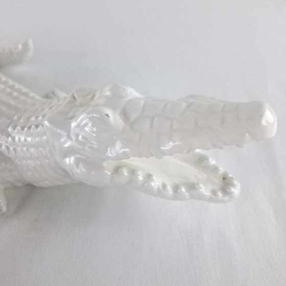 Image 1 of Statue de crocodile vintage