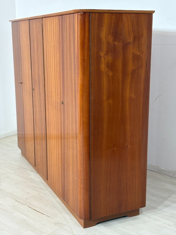 Image 1 of Vintage kledingkast / linnenkast / kledingkast in mid-century stijl / slaapkamerkast