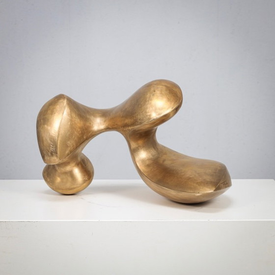 Image 1 of Scultura astratta in bronzo biomorfo di Felix van de Beek, Paesi Bassi, anni 2000