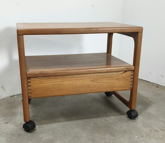 Dänischer Design Servierwagen von Peter Brink – Couchtische, Wood, Vintage (photo 5 of 5)