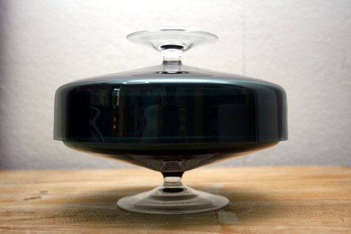 Vintage Heinrich Löffelhardt Bonbonnière Voor Schott Zwiesel (1955) – Mid-Century Design – tafelaccessoires, Crystal