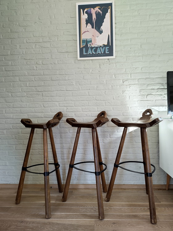 Image 1 of 3 sgabelli da bar brutalisti