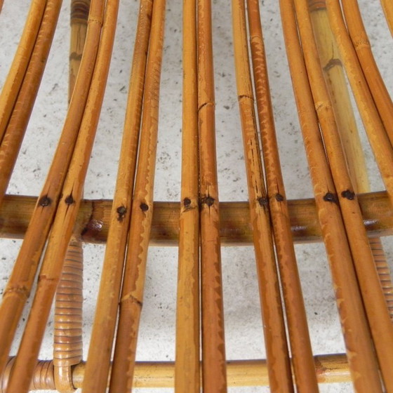 Image 1 of Silla Rohe Noordwolde de bambú y ratán, años 50