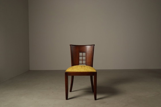 Image 1 of Set of six Art Deco dining chairs, circa 1930