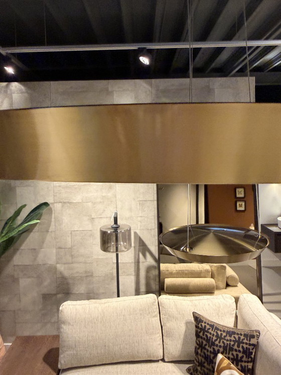 Set of 2 Pendant Lights Brass Manufacturer Grok Model Saturn – Pendant lamps, Metal (photo 3 of 6)