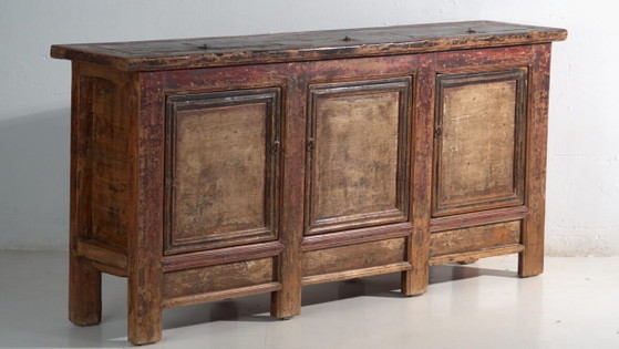 Credenza antica in legno di olmo – Cina, circa 1900 – Credenze, Iron (photo 3 of 40)