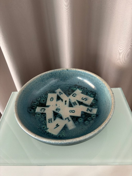 Vintage italienische Keramik-Kunstschale – Cooperativa Ceramica Imola – Bottega d’Arte – 1978 – tafelaccessoires