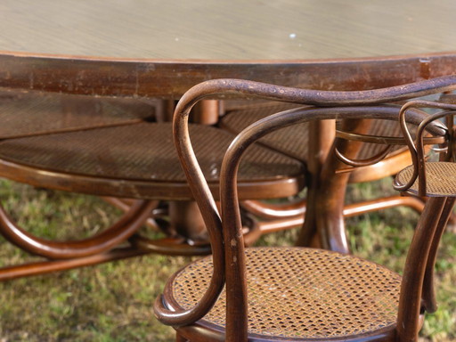Dining Set, Thonet or J. & J. Kohn, 1900s–1930s, Austro-Hungarian Empire