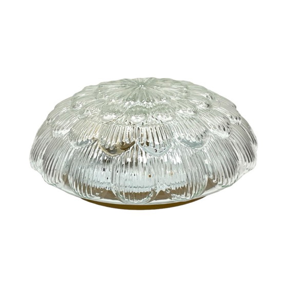 Image 1 of Massive Christmas tree glass ceiling lamp, Belgium, 1970s.