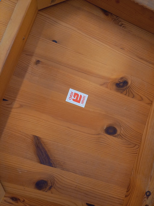 Suite von 8 skandinavischen Vintage-Stühlen Ilmari Tapiovaara für Asko aus Kiefernholz der 70er Jahre