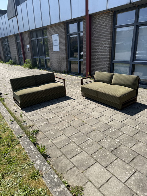Set of 2 vintage daybeds '60s